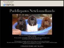 Tablet Screenshot of paddlepaws0.tripod.com