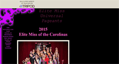 Desktop Screenshot of elitemisscarolinas.tripod.com