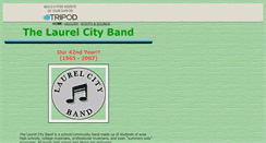 Desktop Screenshot of laurelcityband.tripod.com