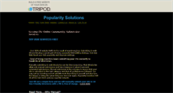Desktop Screenshot of popularitysolutions.tripod.com