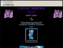 Tablet Screenshot of chrizwiz.tripod.com