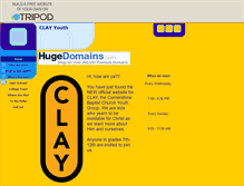 Tablet Screenshot of clayyouth.tripod.com