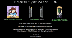 Desktop Screenshot of mysticmanor.tripod.com
