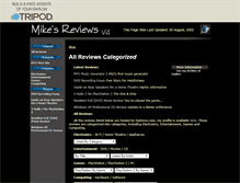 Tablet Screenshot of mikesreviews.tripod.com