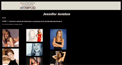 Desktop Screenshot of jenniferaniston.tripod.com