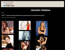 Tablet Screenshot of jenniferaniston.tripod.com