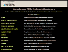 Tablet Screenshot of gamesdungeon.tripod.com