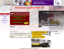 Tablet Screenshot of americanlegionpost93.tripod.com