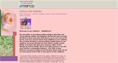 Desktop Screenshot of hickoryhillsrabbitry.tripod.com