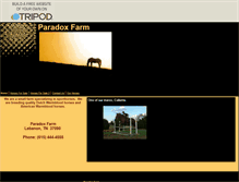 Tablet Screenshot of paradoxfarmtn.tripod.com