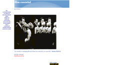 Desktop Screenshot of filmessential.tripod.com