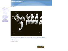Tablet Screenshot of filmessential.tripod.com