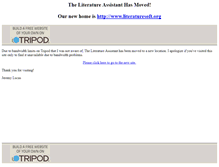 Tablet Screenshot of literatureassistant.tripod.com