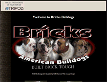 Tablet Screenshot of bricksbulldogs.tripod.com