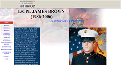 Desktop Screenshot of jamesericbrown.tripod.com