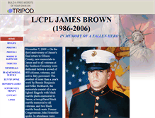 Tablet Screenshot of jamesericbrown.tripod.com