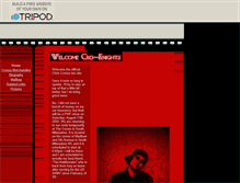 Tablet Screenshot of chriscronuspwf.tripod.com