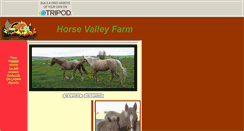 Desktop Screenshot of horsevalleyfarm.tripod.com