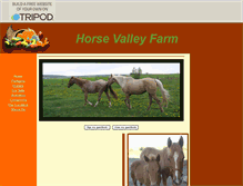 Tablet Screenshot of horsevalleyfarm.tripod.com