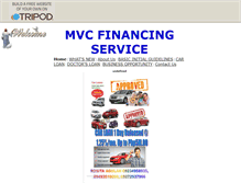 Tablet Screenshot of mvcfinancingservice.tripod.com