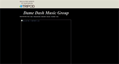 Desktop Screenshot of damedashmusicgroup.tripod.com
