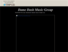 Tablet Screenshot of damedashmusicgroup.tripod.com