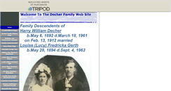 Desktop Screenshot of decherfamily.tripod.com