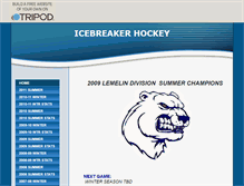 Tablet Screenshot of icebreakerhockey.tripod.com