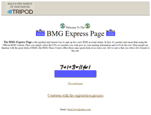 Tablet Screenshot of bmgexpress.tripod.com