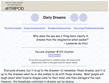 Tablet Screenshot of dailydreams.tripod.com