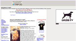 Desktop Screenshot of bobmarleyplanet.tripod.com