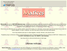 Tablet Screenshot of maticestiendaderopa.tripod.com