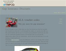 Tablet Screenshot of gapinsurancediscounts.tripod.com