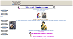 Desktop Screenshot of equalvoicings.tripod.com
