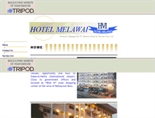 Tablet Screenshot of hotelmelawai.tripod.com