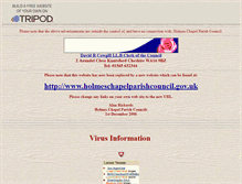 Tablet Screenshot of holmeschapelpc.tripod.com