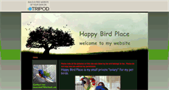 Desktop Screenshot of happybirdplace.tripod.com