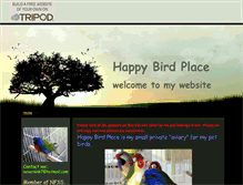 Tablet Screenshot of happybirdplace.tripod.com