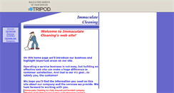 Desktop Screenshot of immaculatecleaning.tripod.com