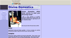 Desktop Screenshot of divinedomestics.tripod.com