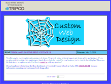 Tablet Screenshot of customwebdesign.tripod.com