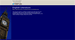 Desktop Screenshot of englishliterature.tripod.com