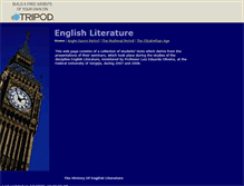 Tablet Screenshot of englishliterature.tripod.com