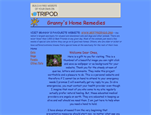 Tablet Screenshot of grannyremedy.tripod.com