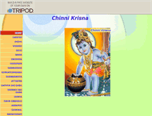 Tablet Screenshot of chinnikrisna.tripod.com