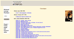 Desktop Screenshot of fichiersmidiclassiqu.tripod.com
