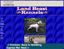 Tablet Screenshot of landbeastkennels.tripod.com