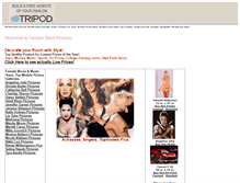 Tablet Screenshot of femalestarspictures.tripod.com