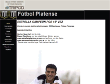 Tablet Screenshot of futbolplatense4.tripod.com