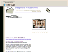 Tablet Screenshot of desperatehousewives.tripod.com